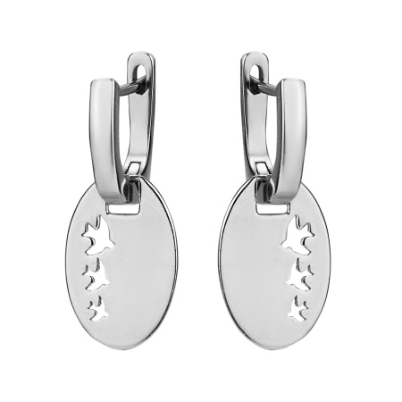 Серебряные серьги «Птицы»