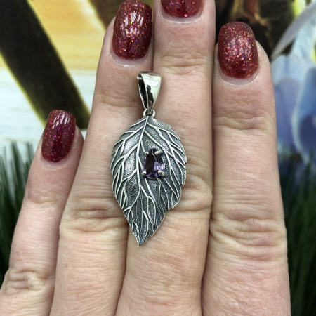 Серебряная подвеска «Свежесть»