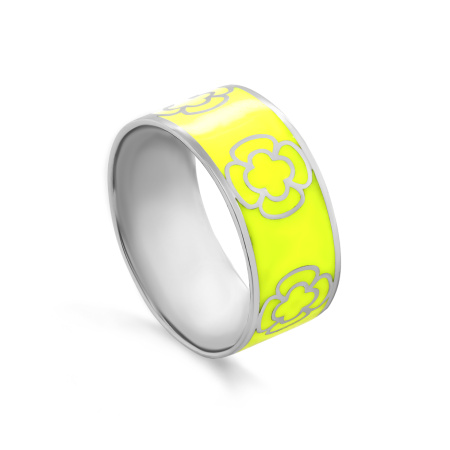 Серебряное кольцо с эмалью