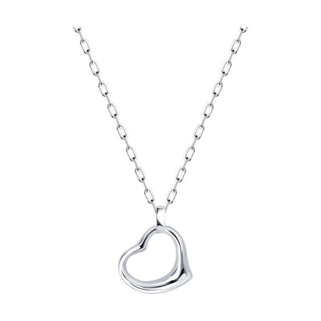 Серебряное колье «Сердце»