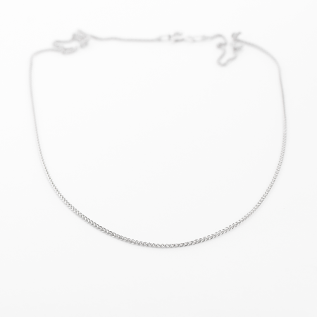 Серебряная цепь «Веревка»