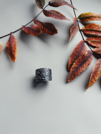 Серебряное кольцо «Гербарий»