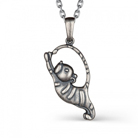 Подвеска «Тигр» из серебра