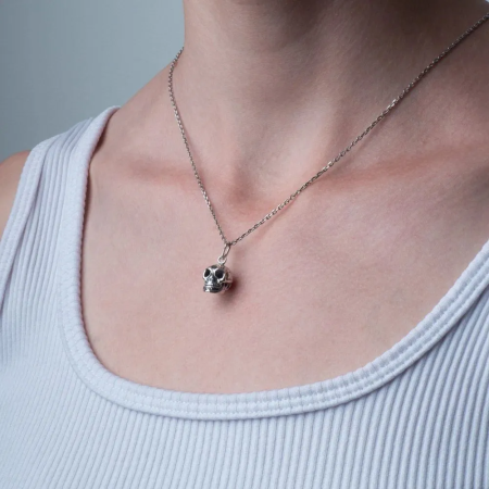 Серебряная подвеска «Череп»