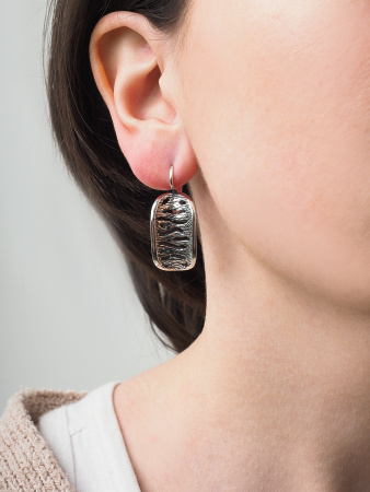 Серьги из серебра «Белладжио»