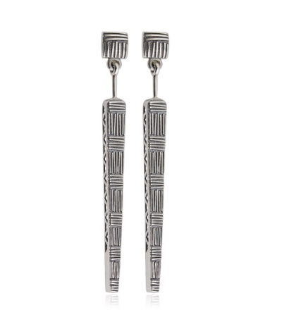 Пусеты из серебра «Пири пири»