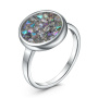 Кольцо из серебра с кристаллом Swarovski