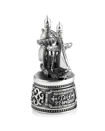 Шахматы из серебра «Синопское сражение»