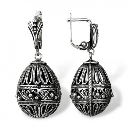 Серебряные серьги