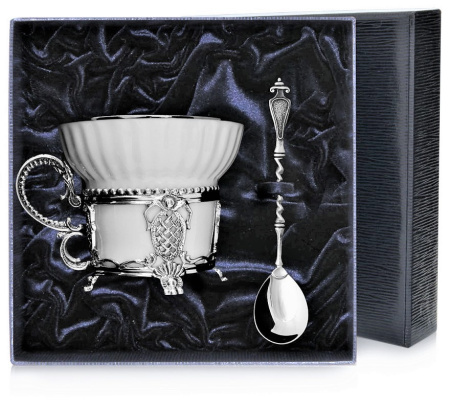 Чашка чайная «Меценат» с ложкой