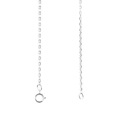 Цепь серебряная «Якорная»