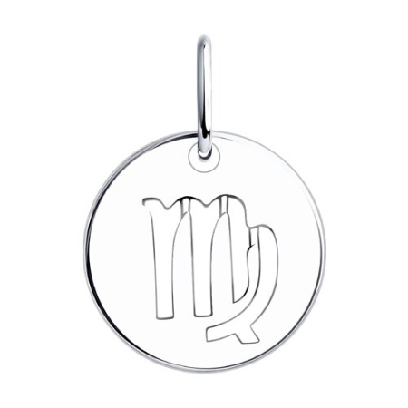 Подвеска из серебра «Дева»