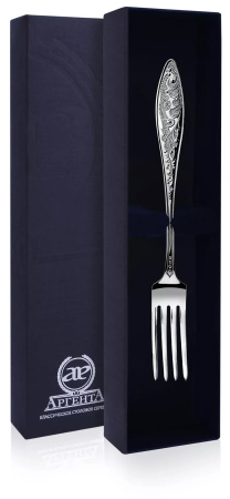 Серебряная десертная вилка «Морозко»