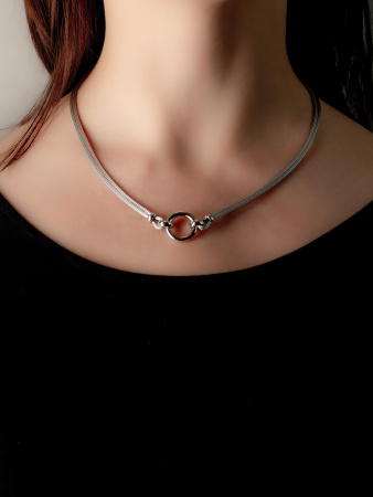 Колье из серебра