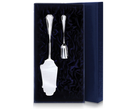 Серебряный набор чайный «Элегант» лопатка и совок