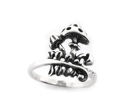 Серебряное кольцо «Лесная сказка»