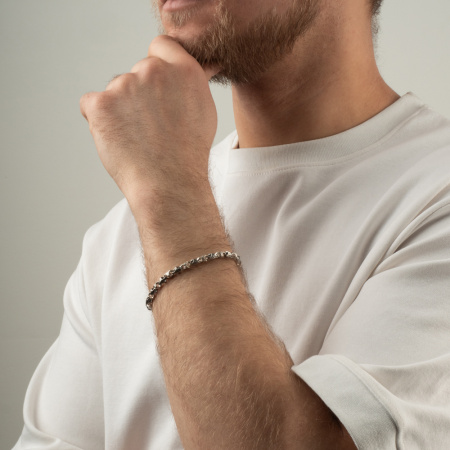 Серебряный браслет «Полярная Звезда»