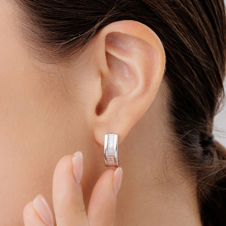 Серьги из серебра