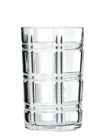 Подстаканник «Хозяин» из серебра и хрустальный стакан