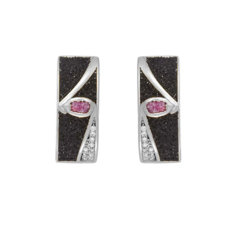 Серебряные серьги «Universe»