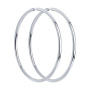 Серьги конго из серебра 2,5 см