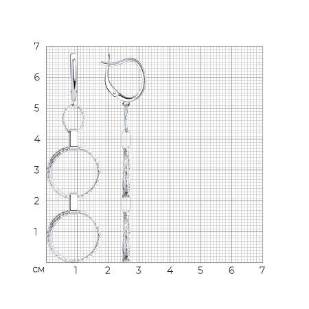 Серьги из серебра