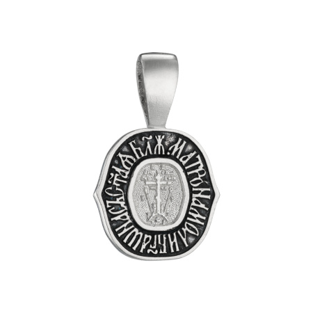 Серебряная подвеска «Св. Матрона»