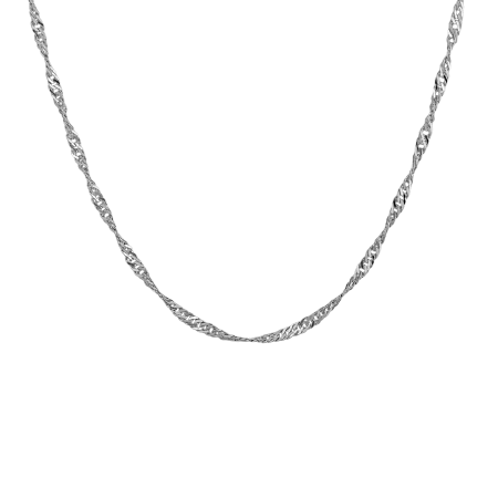 Серебряная цепь «Сингапур»