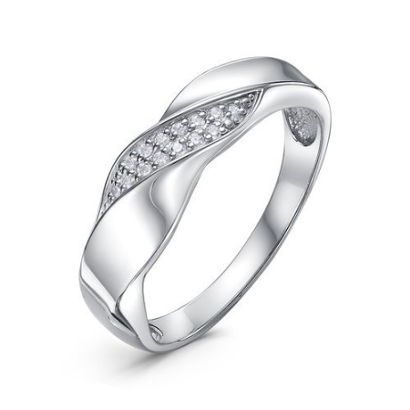 Серебряное кольцо с фианитами