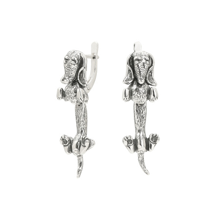 Серебряные серьги «Buddy»