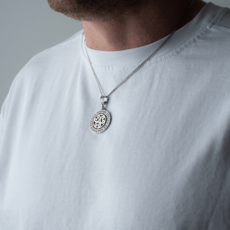 Серебряный оберег «Свентовит»