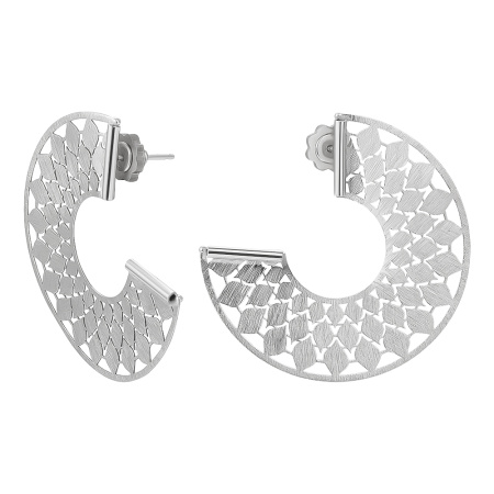 Серебряные серьги-пусеты