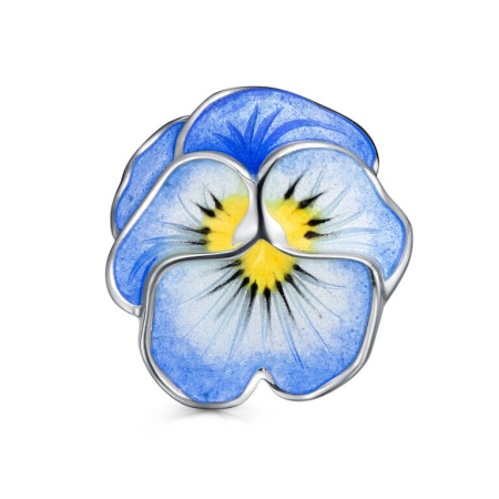 Подвеска из серебра с эмалью « Акварели Прованса»