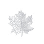 Брошь из серебра «Лист клена»
