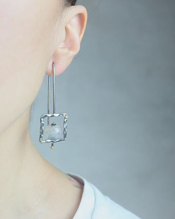 Серьги из серебра