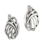 Серебряные серьги «Обруч»