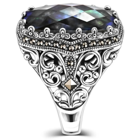 Серебряное кольцо ALEXANDRE VASSILIEV с лабрадоритом