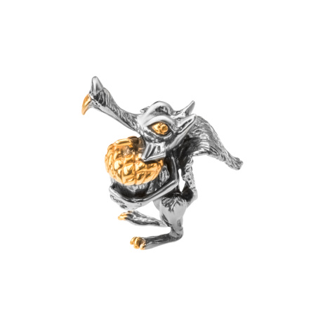 Серебряный сувенир собутыльник «Белочка»