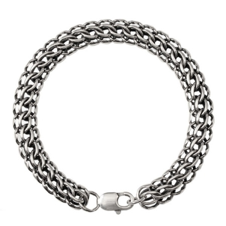 Серебряный браслет «Фараон» ширина 10 мм