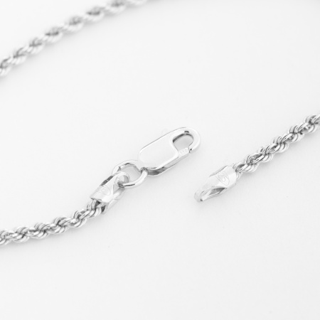 Серебряный браслет «Веревочка»