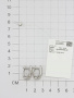 Серьги из серебра с бриллиантом
