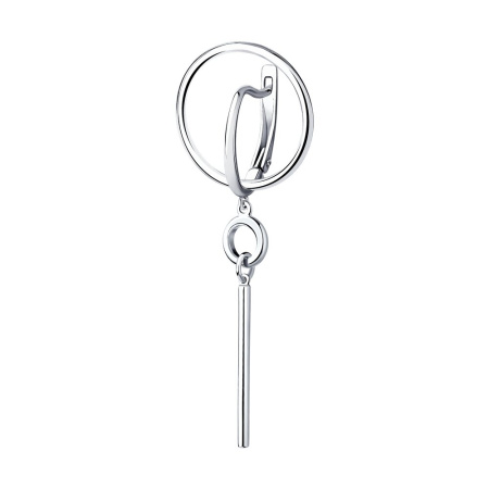 Серебряная моносерьга