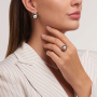 Серебряные серьги «Дар» с жемчугом