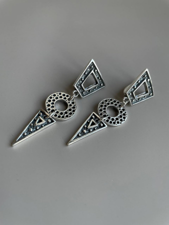 Серьги из серебра «Премьера»