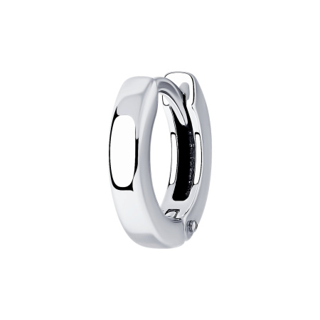 Моносерьга из серебра