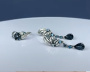 Серьги из серебра с топазами «Русская душа»