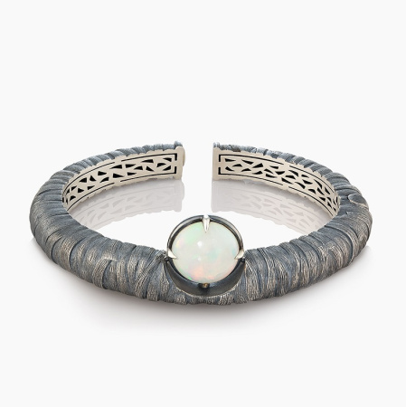 Серебряный браслет «Опаловый Шелк»