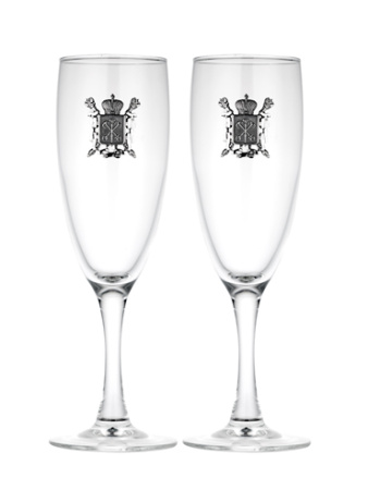 2 бокала под шампанское «Петербург»