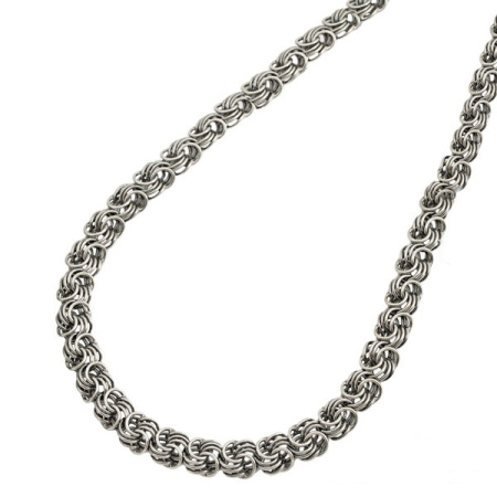Серебряная цепь «Роза»
