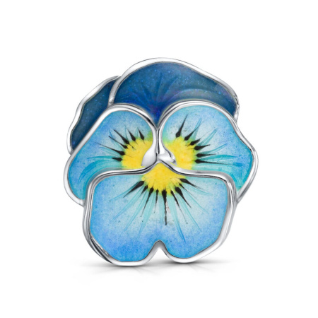 Подвеска из серебра с эмалью «Акварели Прованса»